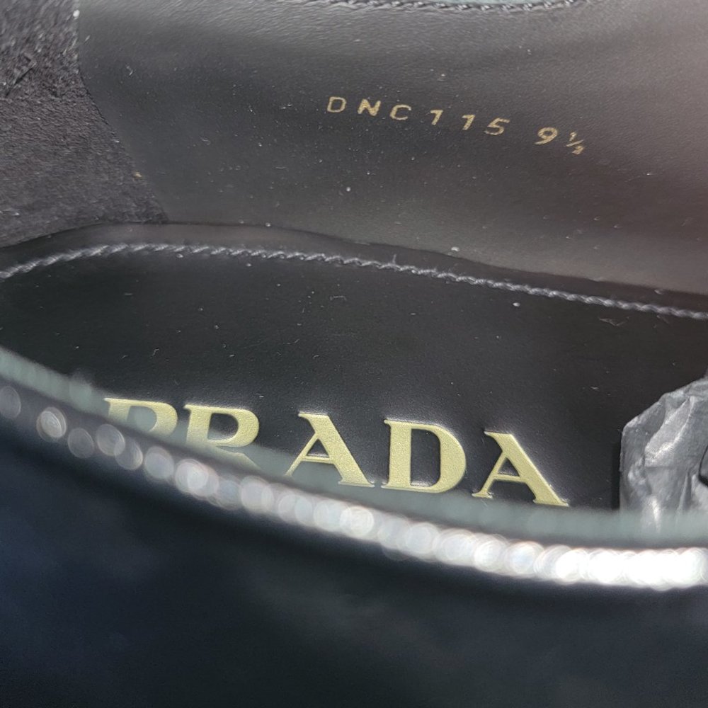 Prada Spazzolato Mens Dress Shoe - Picture 7 of 7